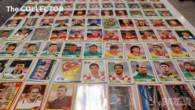Ретро футболни стикери Panini Euro 96 - 105+ броя
