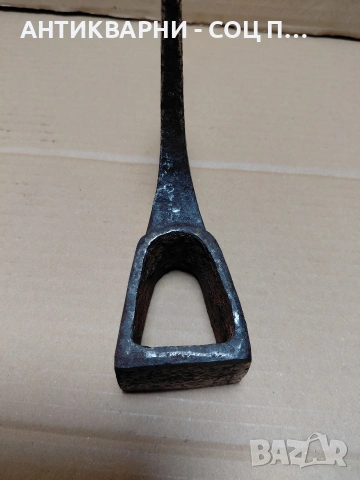 Соц Стара Ръчно Кована Брадва 1.200кг. НОМЕР 402., снимка 5 - Антикварни и старинни предмети - 54102292