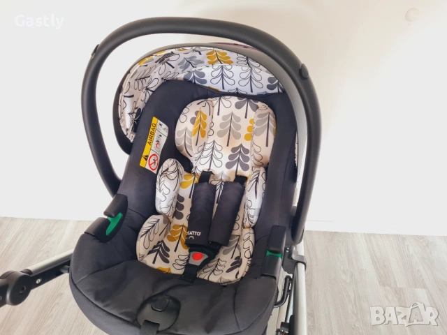 Cosatto Бебешка количка 3в1 Giggle Trail Fika forest с ISOFIX, снимка 9 - Детски колички - 54854139