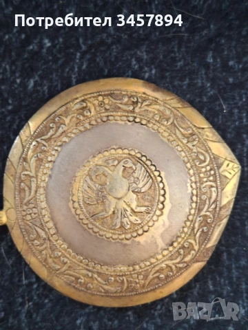 Възрожденски сребърни пафти със живачна позлата, снимка 3 - Антикварни и старинни предмети - 54146404