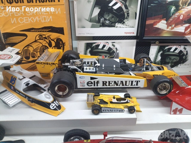 продавам макет на Renault F1 1:18 на Exoto
