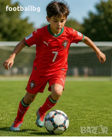 CR7 ❤️⚽️ детско юношески футболни екипи PORTUGAL 🇵🇹 НОВО 2026-27 год 