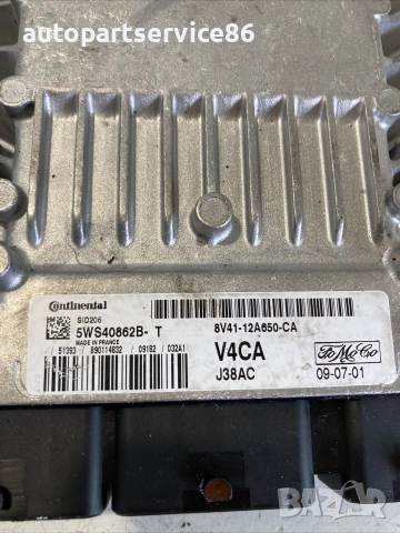 Електронен блок за управление (ECU) за Ford Kuga Mk1 2.0 Tdci 136Hp (2009) 8V41-12A650-Ca 5Ws40862B-, снимка 2 - Части - 55061278