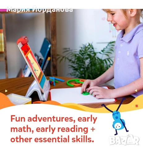 Osmo Little Genius Starter Kit, образователен STEM комплект, предназначен за деца на възраст 3-5 год, снимка 6 - Други игри - 54802994