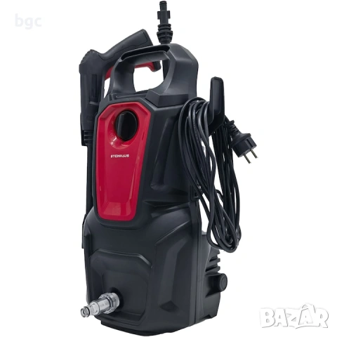  Водоструйка Steinhaus Professional, 1400 W, 110 бара, 306 л/ч, Маркуч 5 м, 24 месеца гаранция, снимка 6 - Парочистачки и Водоструйки - 55286000