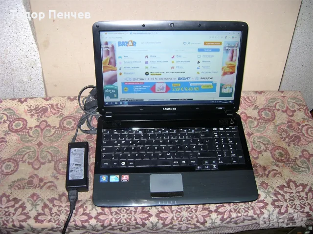 Samsung R540 - 15.6 LED, Core i3, 4 Gb RAM, 500 GB HDD, зарядно, батерия