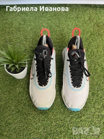 Дамски маратонки Nike Air Max 2090 | Н 38 | разцветка "Pure Platinum / White / Bright Crimson", снимка 7 - Маратонки - 55528729