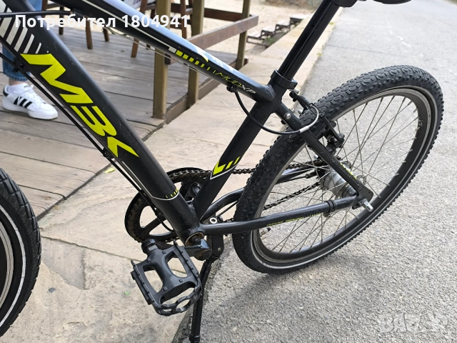 Велосипед 24" MBK алуминиева рамка, диск + контра, снимка 3 - Велосипеди - 54547320
