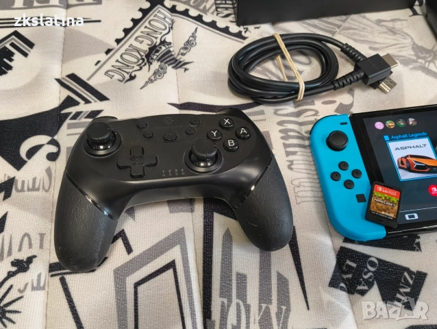 ***Топ Цена*** Nintendo Switch OLED + MINECRAFT, снимка 2 - Nintendo конзоли - 55117155