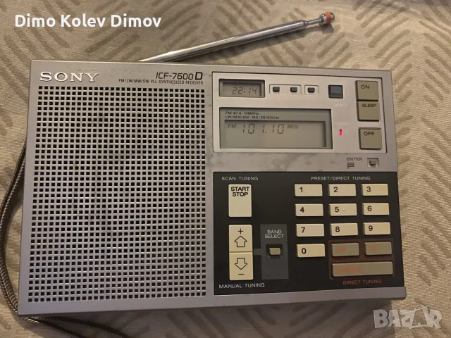 SONY ICF 7600 Радио Транзистор. Топ Модел на СОНИ!