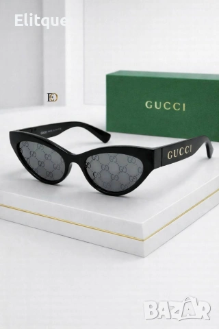 очила с калъф, кутия и ув защита prada gucci, снимка 3 - Слънчеви и диоптрични очила - 54247822