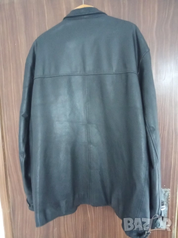 XL - XXL 2XL Мъжко кожено яке черно от естествена кожа , снимка 5 - Якета - 54086885