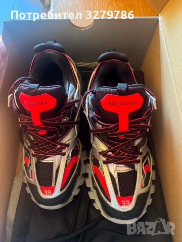 Оригинални обувки BALENCIAGA TRACK 39 номер, снимка 3 - Маратонки - 55006344
