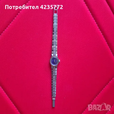 Руски механичен винтидж часовник Чайка 17камъка. , снимка 2 - Дамски - 55681378