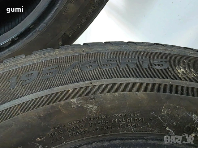2бр всесезонни гуми 195/65/15 MICHELIN L06089, снимка 4 - Гуми и джанти - 55055668
