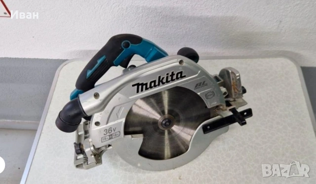 Циркуляр Makita DHS900 36v, 18V+18V,с диск Ф235мм