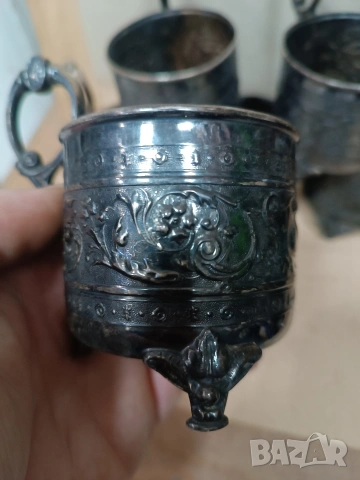 Посребрени подстакани WMF , снимка 6 - Антикварни и старинни предмети - 53996198