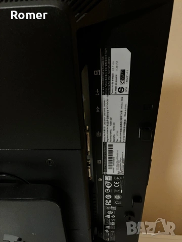 Монитор HP EliteDisplay E221c с вградени високоговорители, микрофон, камера, снимка 7 - Монитори - 55289956