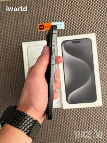 КАТО НОВ❗️iPhone 15 PRO MAX Лизинг от 20€/мес / Black Titanium, снимка 7 - Apple iPhone - 55299264