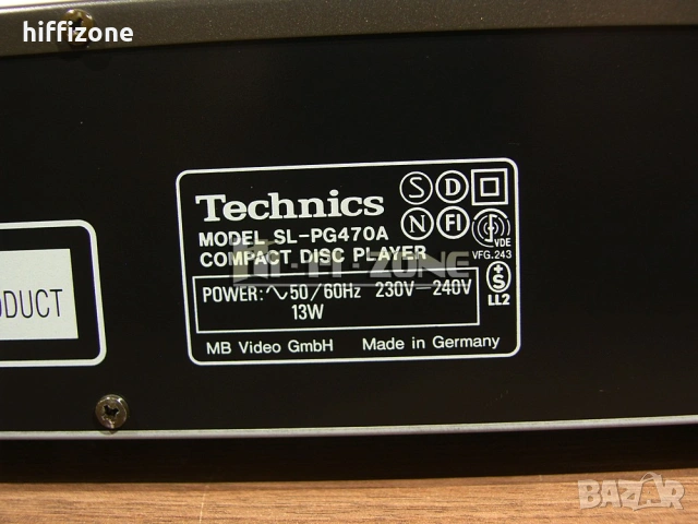 CD плеър   Technics sl-pg470a , снимка 8 - Ресийвъри, усилватели, смесителни пултове - 54215257