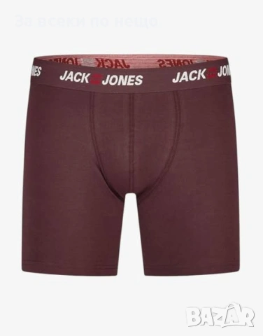 JACK&JONES Jaccorp Logo Boxer Briefs Port Royale 6 Pack Мъжки Боксерки Код P2777, снимка 3 - Бельо - 55068300