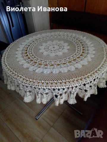 Кръгла покривка на една кука, снимка 3 - Декорация за дома - 55086755
