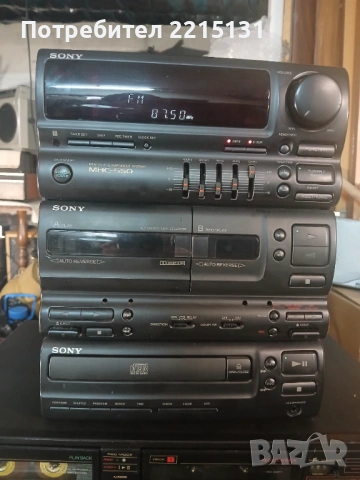 SONY MHC-550, снимка 2 - Ресийвъри, усилватели, смесителни пултове - 54584171