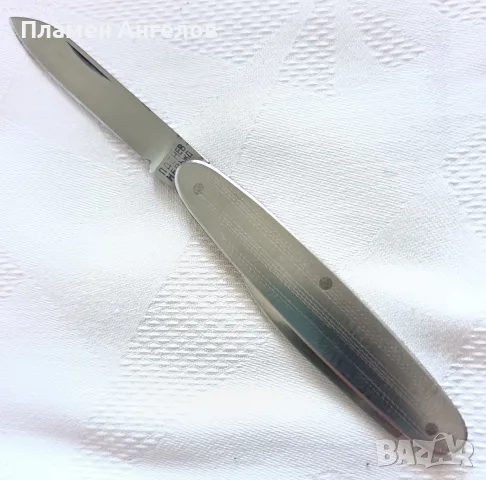 Ретро Соц. Джобно ножче/Сгъваемо ножче /Ножка "Петко Денев" Габрово. , снимка 3 - Антикварни и старинни предмети - 55356250