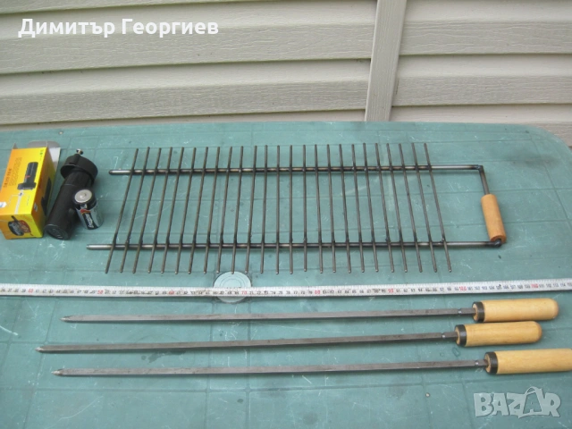 Барбекю на дървени въглища с въртящи се шишове, снимка 9 - Барбекюта - 54019650