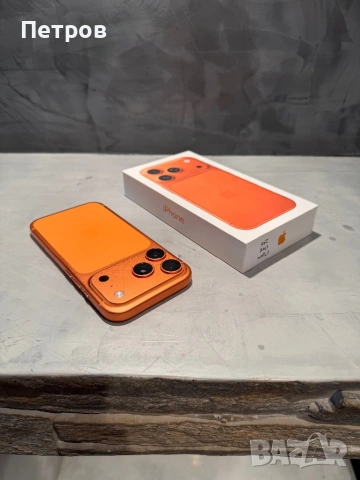 КАТО НОВ Iphone 17 Pro Orange 256 GB, 100% battery