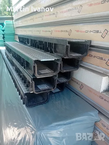 Пластмасов канал с подцинкована решетка