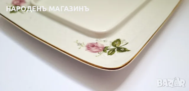SELTMANN WEIDEN – Немски порцелан Съд за масло и сирена кутия порцеланова чиния цветя рози , снимка 12 - Други ценни предмети - 55530903