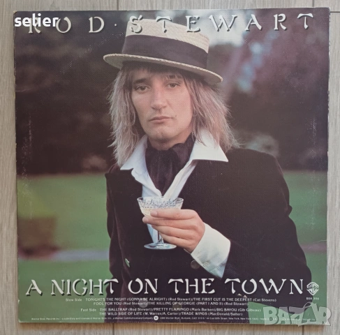 Rod Stewart ‎– A Night On The Town Издание 🇺🇸 USA 1978г Състояние на винила:VG+ Състояние на облож, снимка 2 - Грамофонни плочи - 54444658