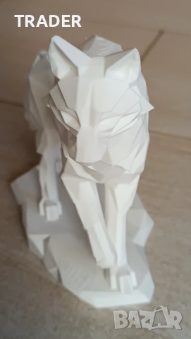 3D статуетка вълк , снимка 8 - Статуетки - 29969361