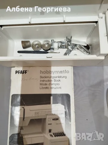 Метална шевна машина PFAFF hobbymatic 907 , снимка 7 - Шевни машини - 55613866
