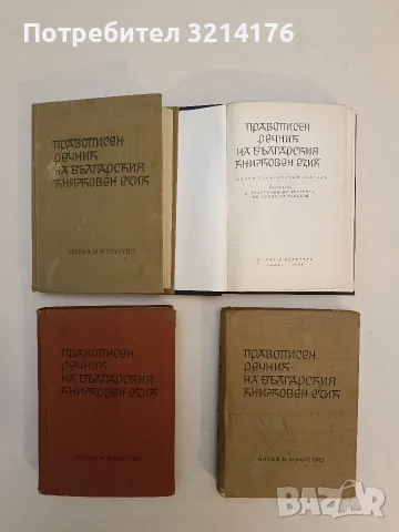 Правописен речник на българския книжовен език – Колектив (1965)
