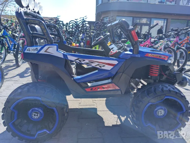 SAFARI двуместен акумулаторен джип JAKARTA 4x4 син