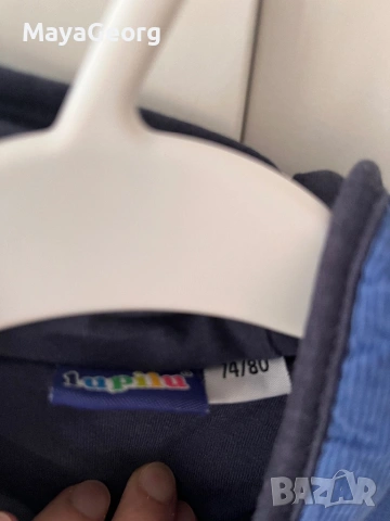 Памучно яке Lupilu 74/80 размер, снимка 4 - Бебешки якета и елеци - 54311617