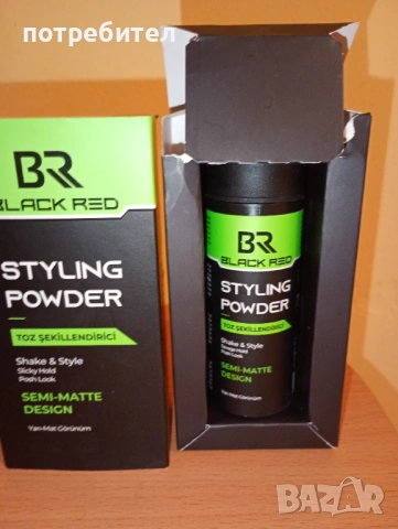 Стилизираща пудра за коса,за обем.