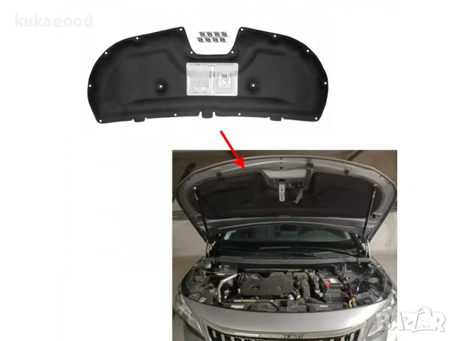 Изолация за преден капак на Peugeot 3008 MK2 Pre-Face, снимка 3 - Части - 54041408