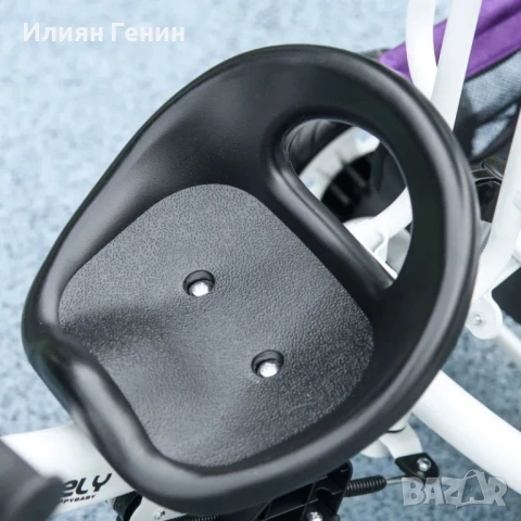 Детска триколка HOMCOM 6 в 1 с лост за бутане, снимка 3 - Детски велосипеди, триколки и коли - 54095606