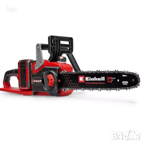 Професионален Верижен Акумулаторен Трион Einhell 36V Dual GP-LC 36/35 Безчетков TWIN-Pack мотор