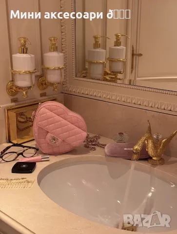 CHANEL чанта сърце