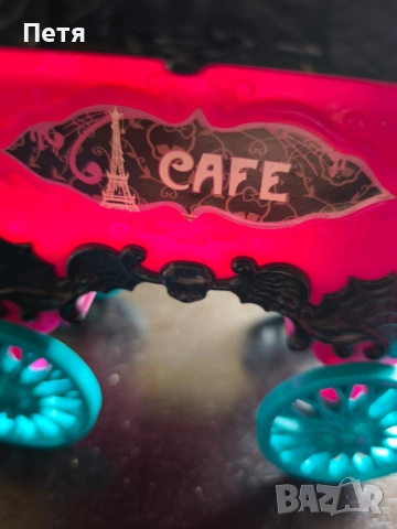 Monster high, Scaris City of Frights Cafe Cart Play set, Mattel, 2012, снимка 12 - Други - 54395926