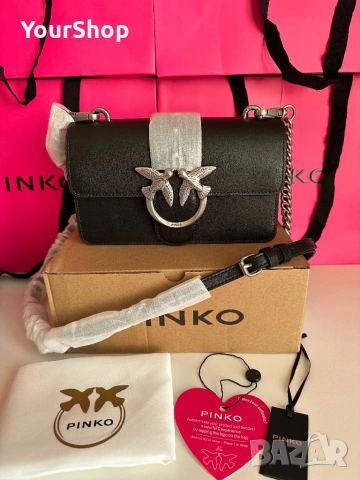 PINKO Love One Mini – оригинална кожена чанта | НОВА