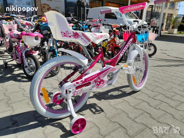 X Детски велосипед 18" LOVELY розов, снимка 4 - Велосипеди - 54395196