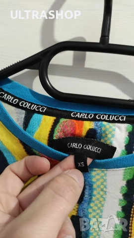 CARLO COLUCCI XS size Мъжка тениска, снимка 4 - Тениски - 53979105