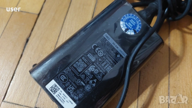 Оригинално зарядно за лаптоп Dell 65W 19.5V 3.34A LA65NM130