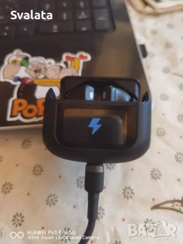 Bluetooth слушалки, Bluetooth 5.4 стерео Hi-Fi, ANC/ENC безжични слушалки за уши