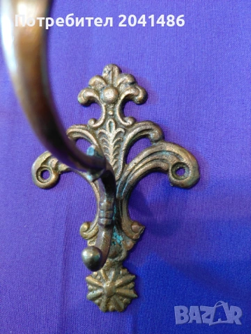 4  бронзови закачалки, снимка 5 - Антикварни и старинни предмети - 54233918